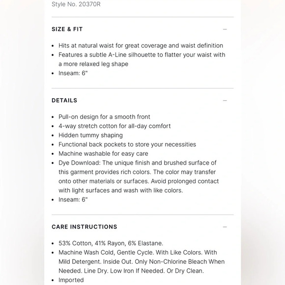 SPANX On The Go Polished 6” White Stretch High Rise Shorts Size XL NWT - Picture 13 of 16